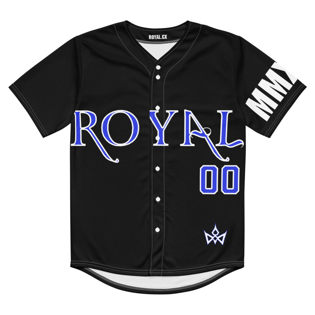 ROYAL baseball style jersey